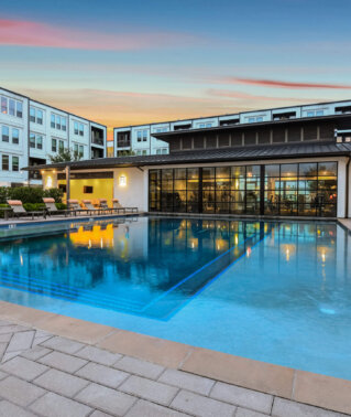 The Callie exterior pool view